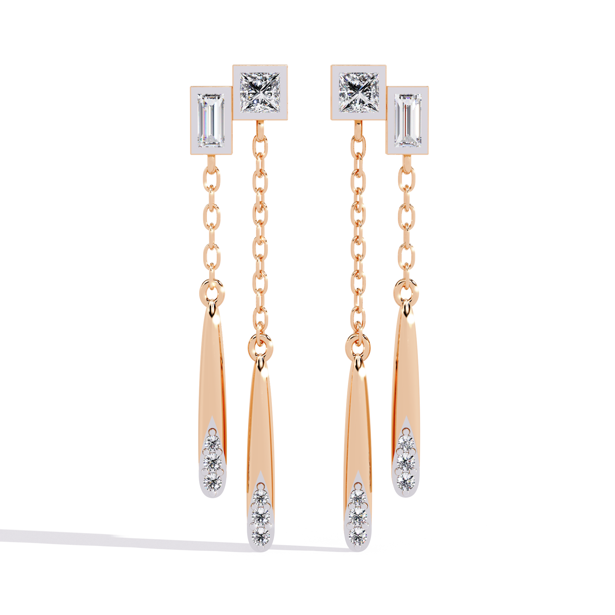 0.66ct Natural Diamond Earrings | Solitairekart